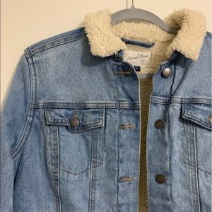 Sherpa Jean Jacket